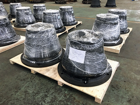 Grado navale di gomma naturale flessibile di colore nero di gomma NBR dei cuscini ammortizzatori del cono ISO9001