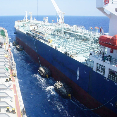 ISO17357-1: 2014 cuscini ammortizzatori di galleggiamento pneumatici di Yokohama gommano la rete a catena