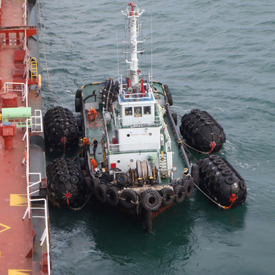 Cuscini ammortizzatori di gomma del cuscino ammortizzatore 4.5*9.0M Floating Pneumatic Rubber di iso 17357 Yokohama