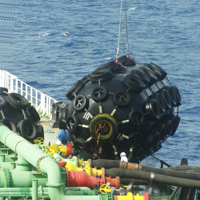cuscino ammortizzatore di gomma pneumatico 2.0*3.5M Floating For Ship di 80kPa Yokohama da spedire