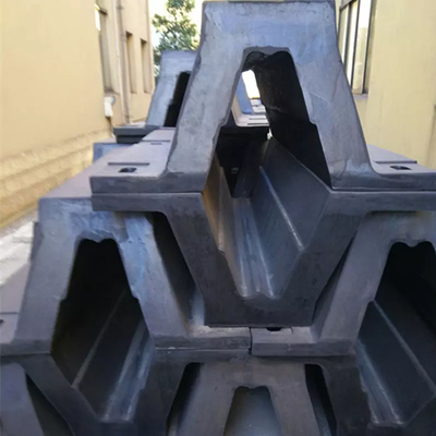 Certificato assorbente d'energia di colore dell'arco di industriale di gomma nero CCS del cuscino ammortizzatore