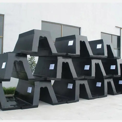 Certificato assorbente d'energia di colore dell'arco di industriale di gomma nero CCS del cuscino ammortizzatore