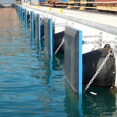 Colore nero dei cuscini ammortizzatori di gomma conici del cono PIANC2002 su misura per l'amplificatore del bacino della barca
