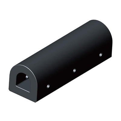 Colore nero di gomma naturale marino assorbente d'energia del cuscino ammortizzatore 100% di D