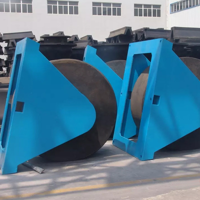 Cuscino ammortizzatore fisso di gomma nero 175kN - 1000kN per protezione della barca del bacino