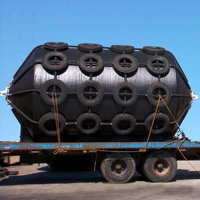 marina Grey Wear Resistant Polyurethane Cover di 1.5*3.0M Floating Foam Fender