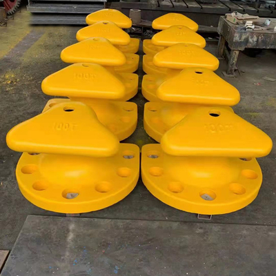 Testa durevole del T che attracca le bitte Marine Cast Iron Qt 450 parti della nave della barca
