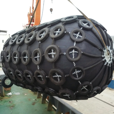 Catene da neve di gomma pneumatiche Marine Safety netta del cuscino ammortizzatore di norma dell'AIPCN Iso17357