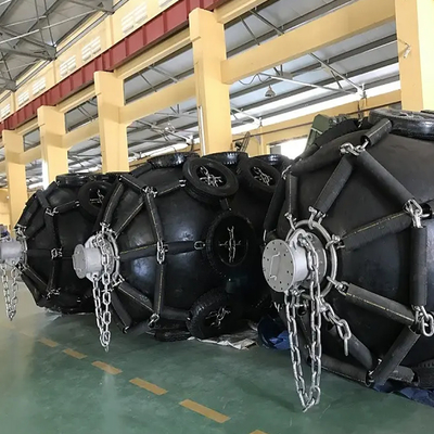 Marinaio gonfiabile pneumatico di gomma del cuscino ammortizzatore 80kpa di Yokohama di protezione del bacino del molo della nave