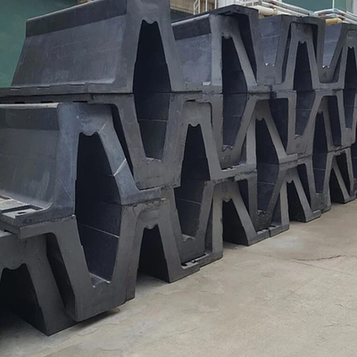 Strutture marine Protezione gomma Fenders barca a forma di V Bumper Dock