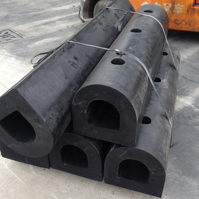 Protezione dell'oceano Fenders di tipo D deflettori d'onda Fenders di gomma per barche Assorbente d'urto