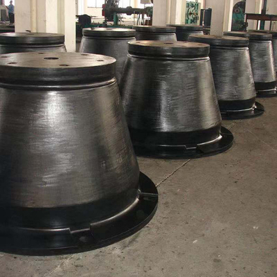 Elasticità eccellente Fender di gomma a cono gemello a bassa manutenzione