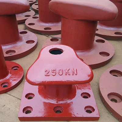 150T per ormeggiamento marino Bollard resistente alle intemperie Testa di tee resistente