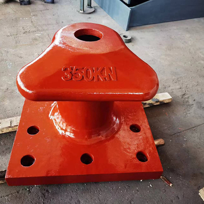 150T per ormeggiamento marino Bollard resistente alle intemperie Testa di tee resistente