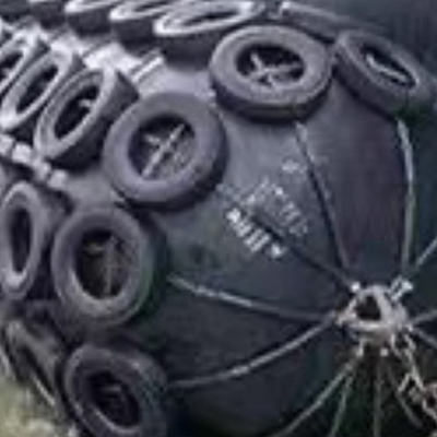 Alto resistenza Yokohama Fender in nero per la prevenzione delle collisioni di navi