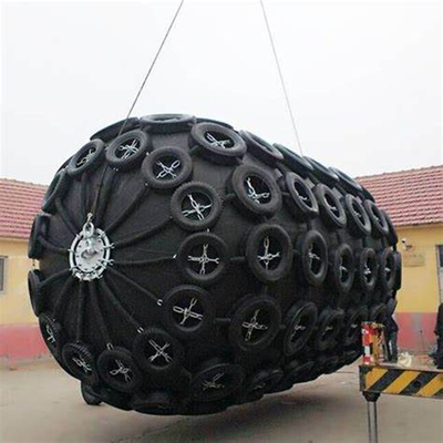 Flessibilità Fender marino pneumatico cilindrico / airbag Fender in gomma con resistenza alla trazione e bassa abrasione