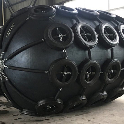 Flessibilità Fender marino pneumatico cilindrico / airbag Fender in gomma con resistenza alla trazione e bassa abrasione