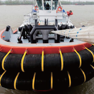Fenders di rimorchiatori di gomma marine cilindrica Bumper con ABS Cert