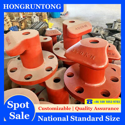 Bollard per banchina di facile installazione in acciaio di grado marino, lunga durata