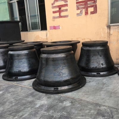 Fender di gomma da molo resistenza agli urti resistente alle intemperie costruzione in gomma durevole