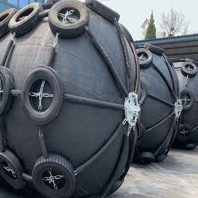 Fender pneumatico in gomma con lunga durata di vita anti-colisione e facile installazione per la protezione marina