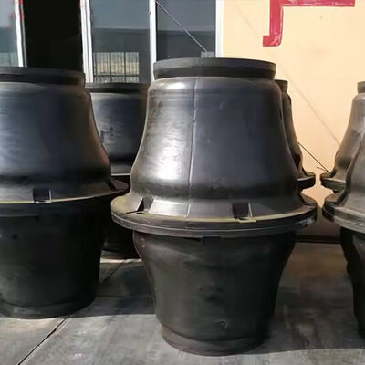 Fenders in gomma a cono resistenti agli urti per la protezione delle banchine marine