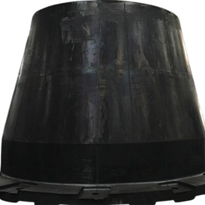 Flessibile compressione resistente alla nebbia di sale a basso costo di manutenzione Fenders in gomma a cono per banchine marine