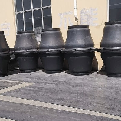 Flessibile compressione resistente alla nebbia di sale a basso costo di manutenzione Fenders in gomma a cono per banchine marine