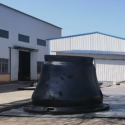 Fenders in gomma a cono con elevato assorbimento energetico, prestazioni angolari stabili e forza uniformemente distribuita per le banchine marine
