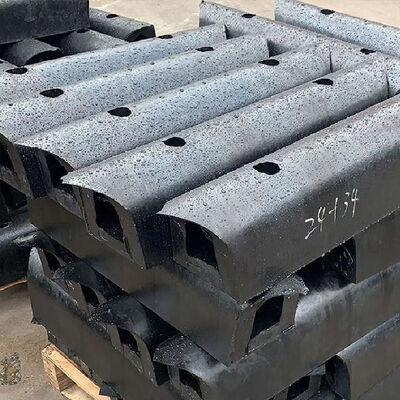 Paracolpi in gomma per banchine, parabordi a D, design con bulloni, struttura solida resistente alle intemperie