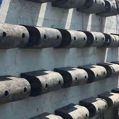 Resistenza all'olio Resistenza alla corrosione dell'acqua di mare Fender di tipo D Dimensioni personalizzate D Fender di gomma